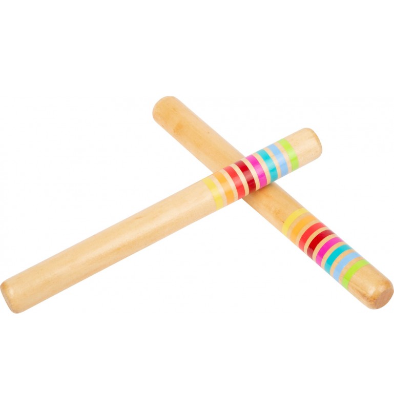 Wooden claves Musical instrument for children Montessori material