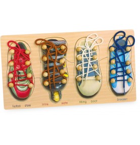 Chaussures à lacer - Matériel Montessori