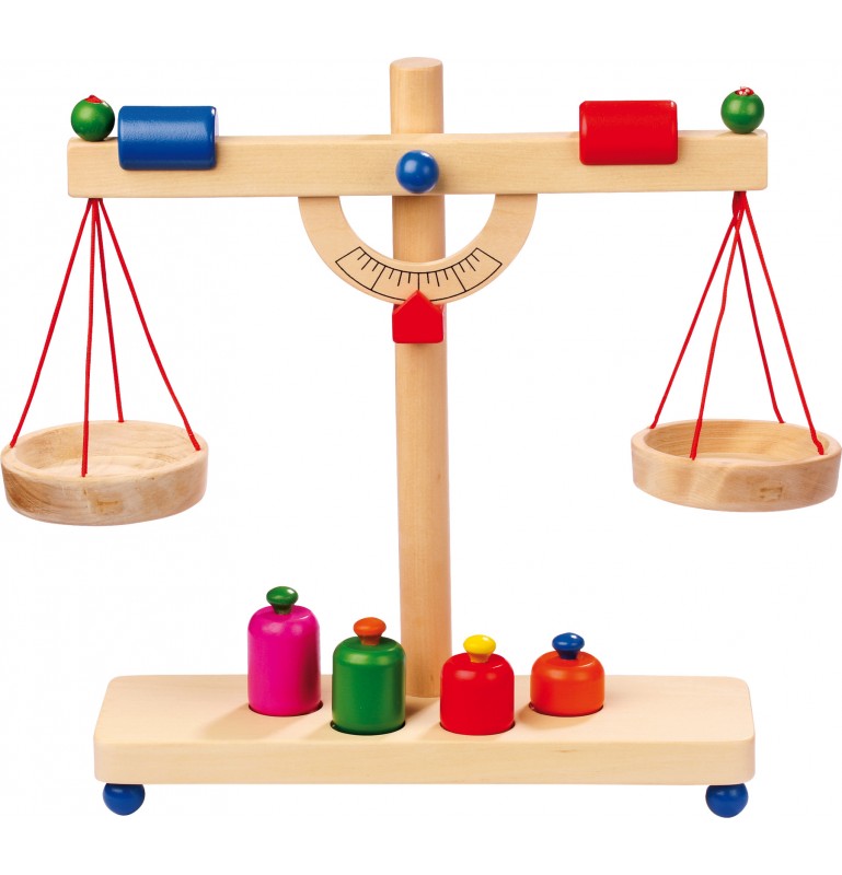 Wooden balance scale Montessori kitchen Pretend play toys Wooden play  kitchen - Shop ODEAS Kids' Toys - Pinkoi