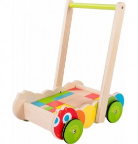 Cheap Baby Walker Including Wooden Construction Toy