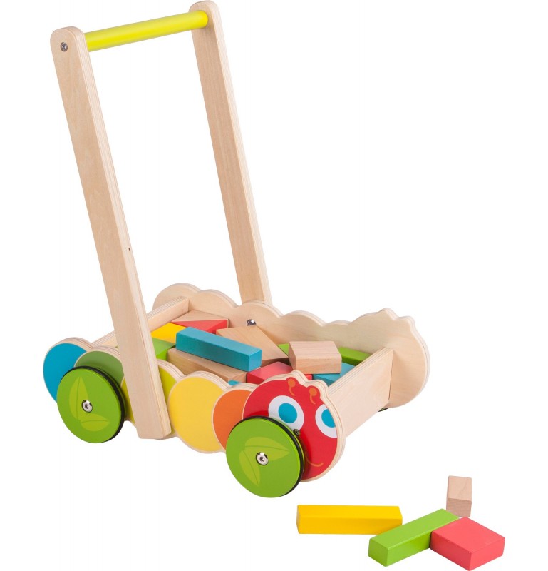 Cheap Baby Walker Including Wooden Construction Toy