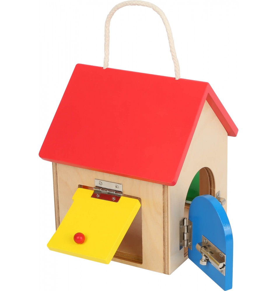 House of locks Montessori lock box