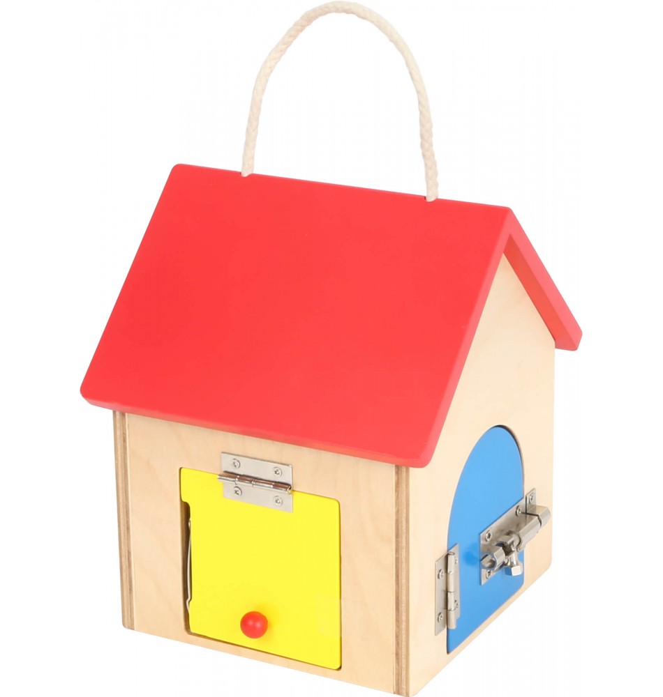 House of locks Montessori lock box
