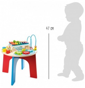 wooden baby play table