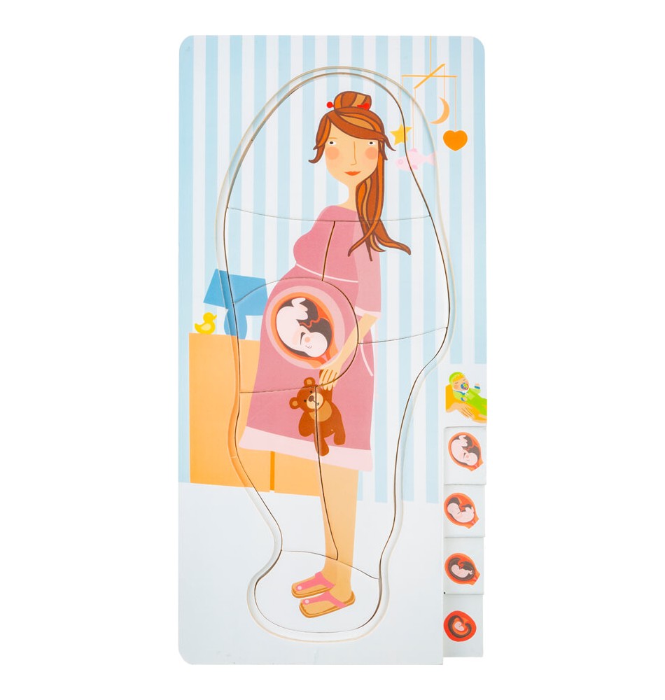 How to explain pregnancy to children? With this puzzle!