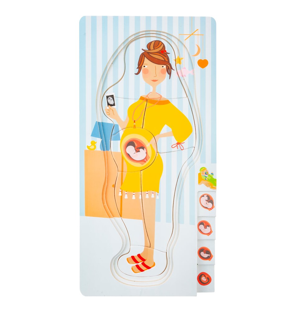 How to explain pregnancy to children? With this puzzle!