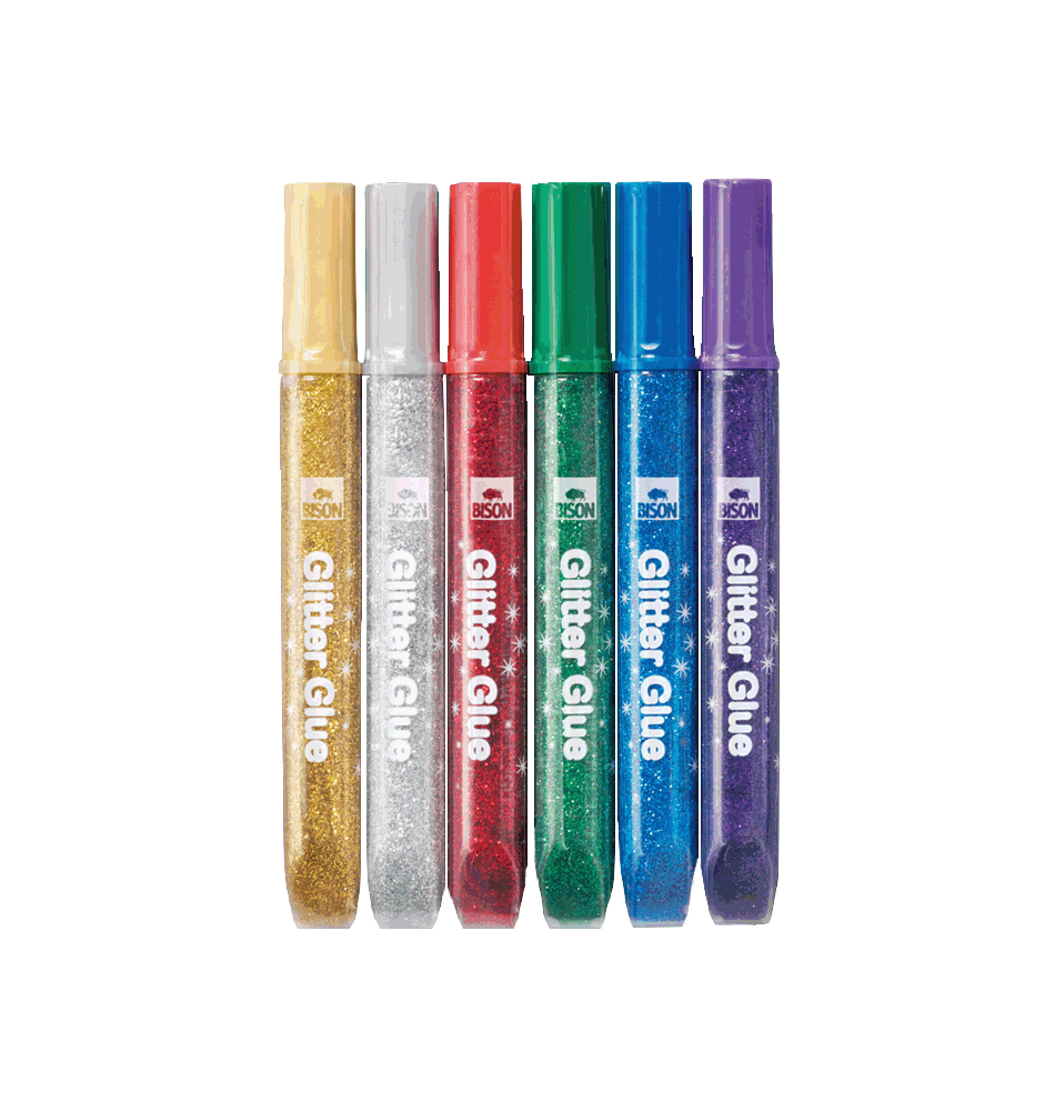Crayon paillette - 6 Glitter Glue