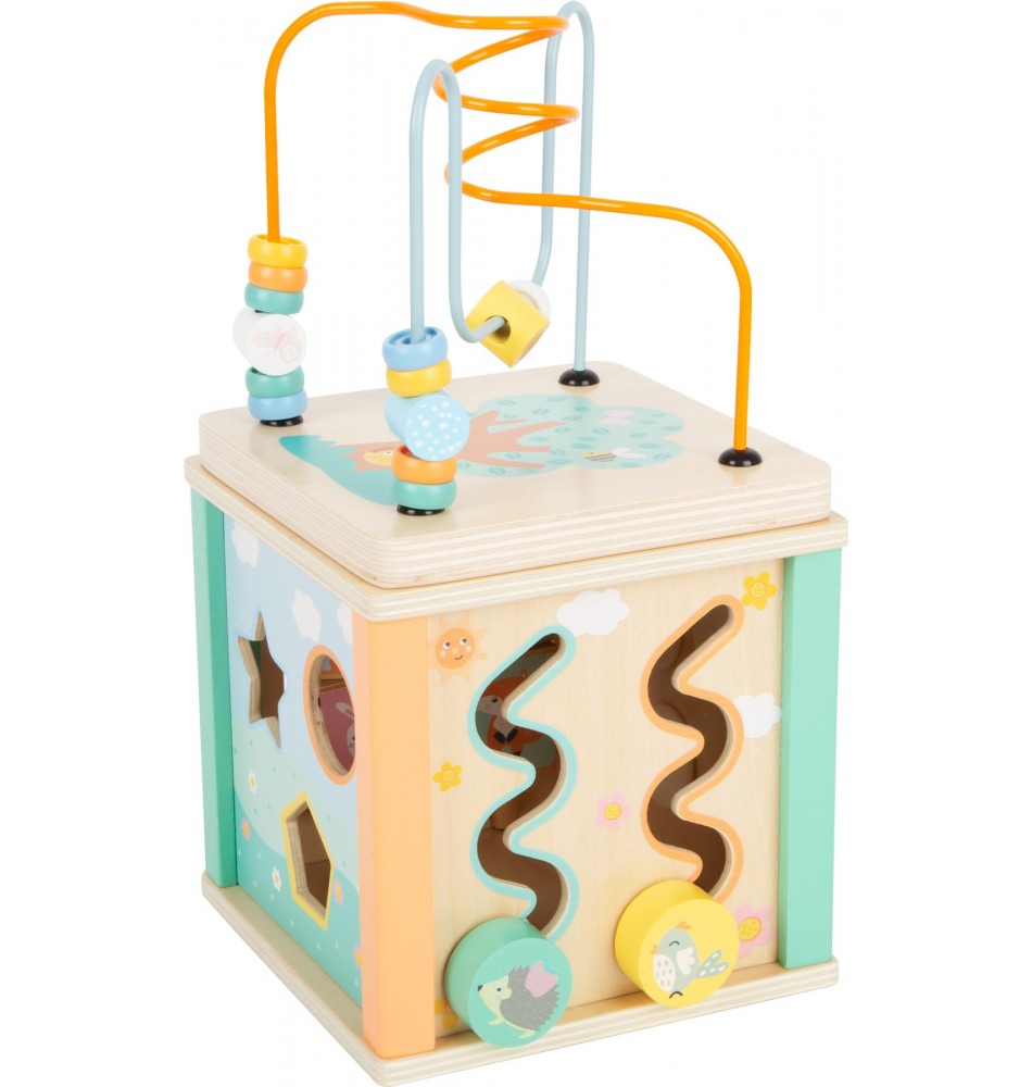 GIBOHOM Jouet pour bébé, Cube de motricité 6 en 1, Jouet Cube d'activité sensorielle occupé, Jouet Montessori pour Le développement précoce et l' activité à partir de 1 2 3 Ans GIBOHOM Jouet pour bébé, Cube de motricité 6 en 1, Jouet Cube d'activité sensorielle occupé, Jouet Montessori pour Le développement précoce et l' activité à partir de 1 2 3 Ans