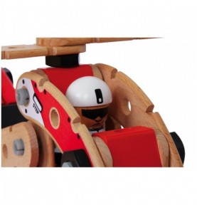 Hélicoptère - Jeu de construction 3D Montessori