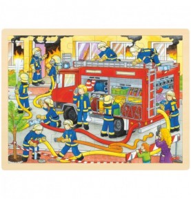 Puzzle Brigade de pompiers Montessori
