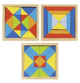 Jouet montessori : Petit tangram couleur 1