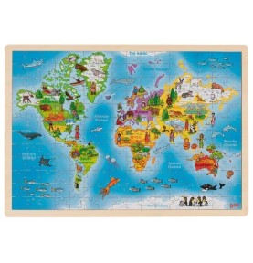 192 piece puzzle - World map